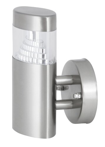 Aplica LED exterior Detroit, crom satin, 6W, 450lm, 4000K, IP44, Rabalux, 8142
