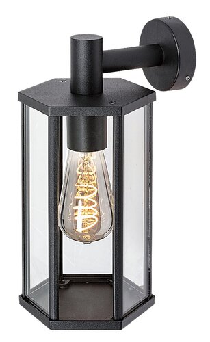 Aplica exterior Dubrovnik, negru mat, 1xE27, IP44, Rabalux, 7238