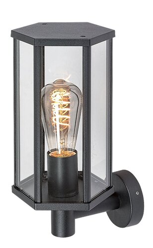 Aplica exterior Dubrovnik, negru mat, 1xE27, IP44, Rabalux, 7239