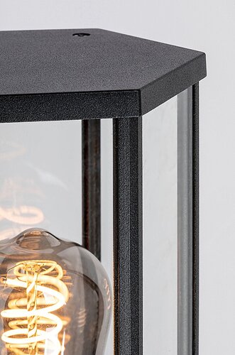 Aplica exterior Dubrovnik, negru mat, 1xE27, IP44, Rabalux, 7239