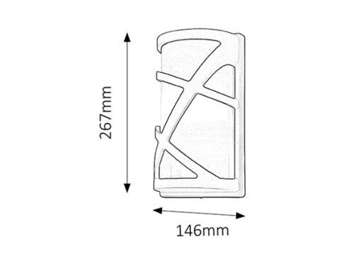 Aplica exterior Durango, antracit, 1xE27, IP54, Rabalux, 8767