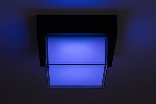 Aplica LED exterior Durbe, negru, 10W, 790lm, 3000K-6500K, IP54, Rabalux, 7247