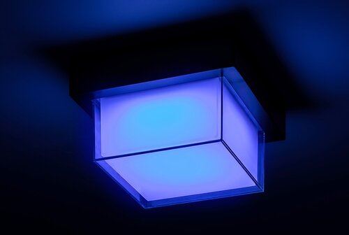 Aplica LED exterior Durbe, negru, 10W, 790lm, 3000K-6500K, IP54, Rabalux, 7247