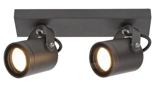 Aplica exterior Elva, antracit, 2xGU10, IP44, Rabalux, 7930
