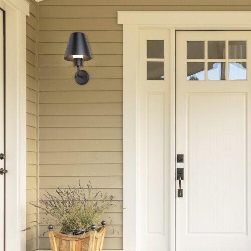 Aplica exterior Favara, negru, 1xE27, IP44, Rabalux, 8844