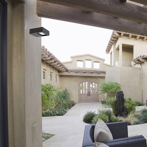 Aplica LED exterior Ganges, negru mat, 7W, 575lm, 4000K, IP65, Rabalux, 7052