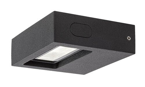 Aplica LED exterior Ganges, negru mat, 7W, 575lm, 4000K, IP65, Rabalux, 7052