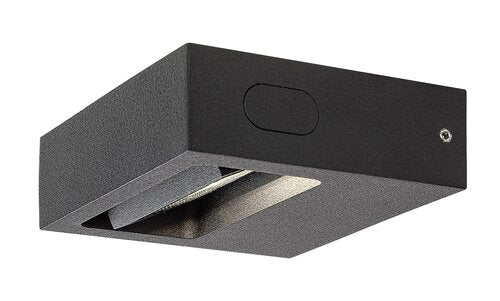 Aplica LED exterior Ganges, negru mat, 7W, 575lm, 4000K, IP65, Rabalux, 7052