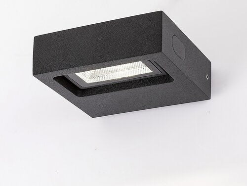 Aplica LED exterior Ganges, negru mat, 7W, 575lm, 4000K, IP65, Rabalux, 7052