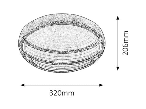 Aplica exterior Hektor, auriu antic, 1xE27, IP54, Rabalux, 8499
