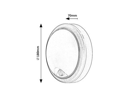 Aplica LED exterior Hitura, negru, 15W, 1350lm, 4000K, IP54, Rabalux, 77028