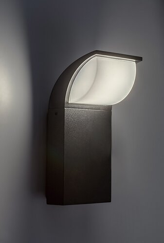 Aplica LED exterior Hongkong, negru, 9W, 660lm, 4000K, IP65, Rabalux, 7166