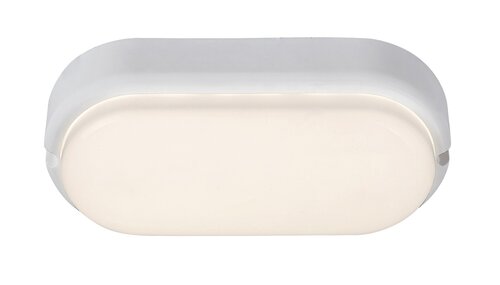 Aplica LED exterior Hort, alb, 15W, 1300lm, 4000K, IP54, Rabalux, 7408