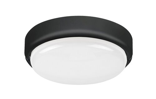 Aplica LED exterior Hort, negru, 15W, 1100lm, 4000K, IP54, Rabalux, 7407