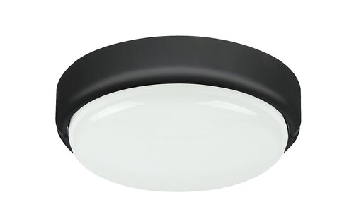 Aplica LED exterior Hort, negru, 15W, 1100lm, 4000K, IP54, Rabalux, 7407