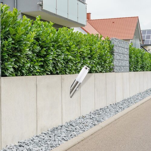 Aplica exterior Inox torch, crom satin, 1xE27, IP44, Rabalux, 8266