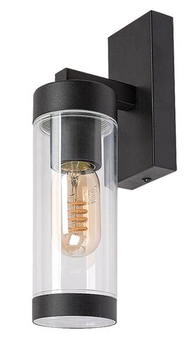 Aplica exterior Kolta, negru mat, 1xE27, IP44, Rabalux, 7386