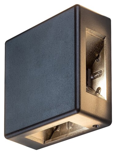 Aplica LED exterior Lippa, negru, 6W, 190lm, 3000K, IP54, Rabalux, 7317