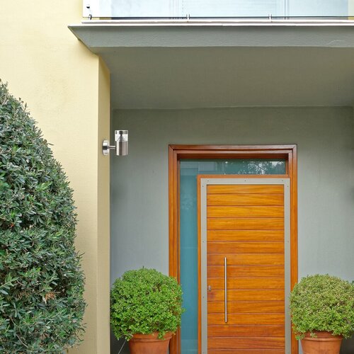 Aplica LED exterior Lisbon, otel inoxidabil, 7W, 560lm, 4000K, IP54, Rabalux, 7827