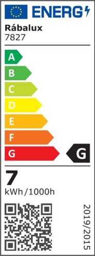 Aplica LED exterior Lisbon, otel inoxidabil, 7W, 560lm, 4000K, IP54, Rabalux, 7827