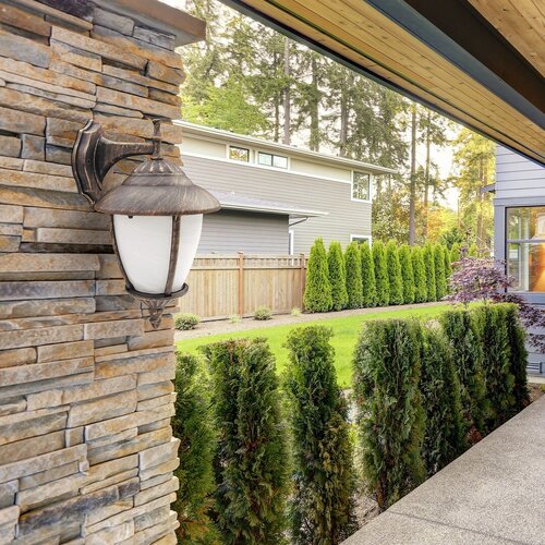 Aplica exterior Madrid, auriu antic, 1xE27, IP43, Rabalux, 8476