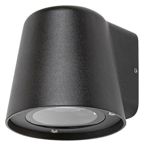 Aplica exterior Mandal, negru mat, 1XGU10 , D.10cm, IP54, Rabalux, 7959