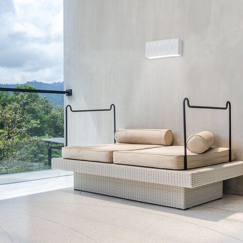 Aplica LED exterior Maribor, alb, 12W, 780lm, 4000K, IP65, Rabalux, 8874