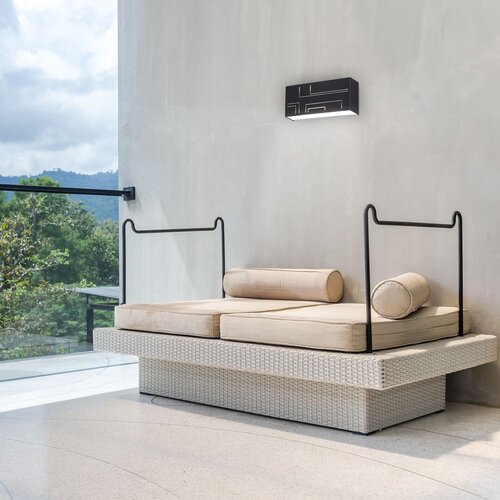 Aplica LED exterior Maribor, negru, 12W, 780lm, 4000K, IP65, Rabalux, 8873