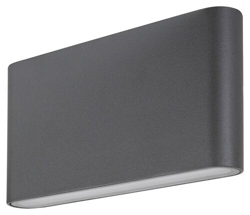 Aplica LED exterior Nesna, antracit, 2X 6W, 528lm, 3000K, IP54, Rabalux, 7952