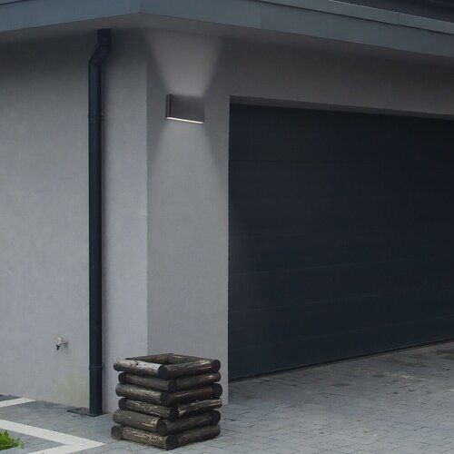 Aplica LED exterior Nesna, antracit, 2X 6W, 528lm, 3000K, IP54, Rabalux, 7952