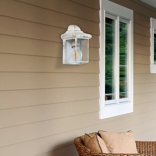 Aplica exterior Norvich, alb antichizat, 1xE27, IP43, Rabalux, 8753