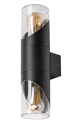 Aplica exterior Novigrad, negru, 2xE27, IP54, Rabalux, 7237