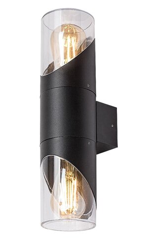 Aplica exterior Novigrad, negru, 2xE27, IP54, Rabalux, 7237