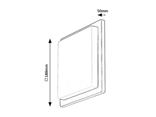 Aplica LED exterior Ontario, antracit, 8W, 730lm, 4000K, IP65, Rabalux, 7204