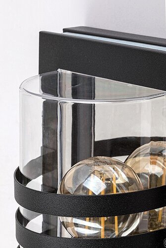 Aplica exterior Orlova, negru, 1xE27, IP44, Rabalux, 7244