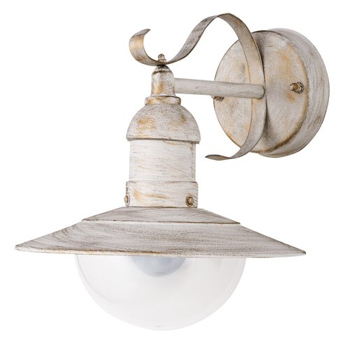 Aplica exterior Oslo, alb antichizat, 1xE27, IP44, Rabalux, 8681