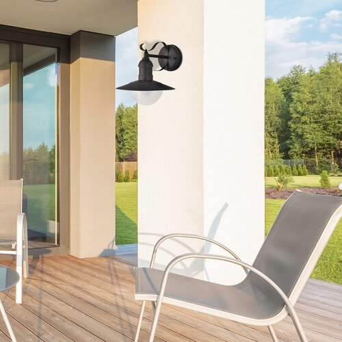 Aplica exterior Oslo, negru, 1xE27, IP44, Rabalux, 8680