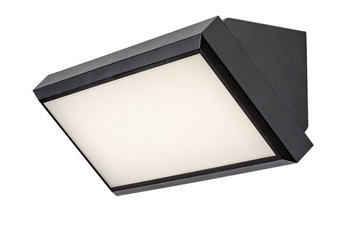 Aplica LED exterior Rapla, negru, 12W, 1000lm, 4000K, IP54, Rabalux, 7282