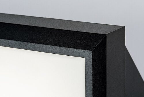 Aplica LED exterior Rapla, negru, 12W, 1000lm, 4000K, IP54, Rabalux, 7282