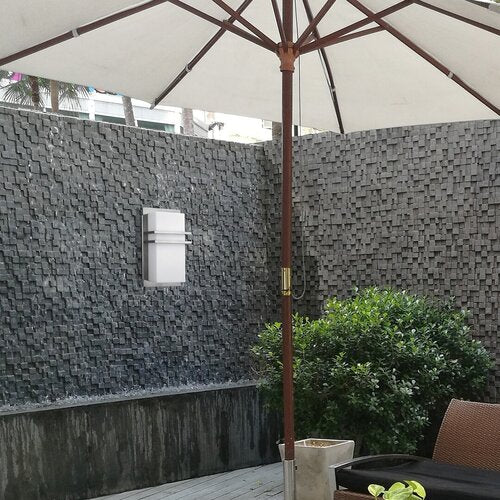 Aplica exterior Seattle, crom satin, 1xE27, IP44, Rabalux, 8229