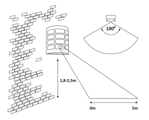 Aplica exterior Sevilla, crom satin, 1XE27, IP44, Rabalux, 8800