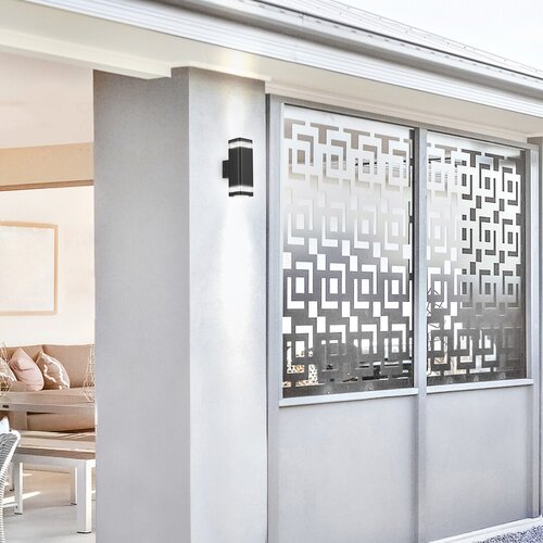 Aplica exterior Sintra, negru mat, 2xGU10, IP44, Rabalux, 7956