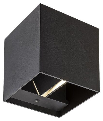 Aplica exterior Solin, negru mat, 1xG9, IP54, Rabalux, 7396