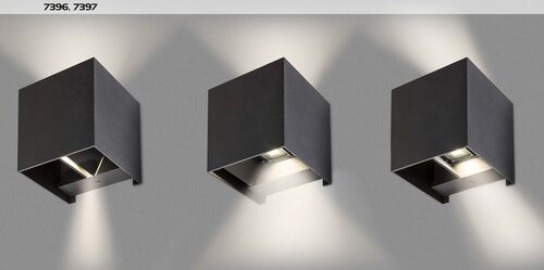 Aplica exterior Solin, negru mat, 1xG9, IP54, Rabalux, 7396