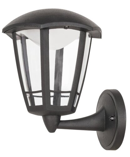 Aplica LED exterior Sorrento, negru mat, 8W, 500lm, 3000K, IP44, Rabalux, 8126
