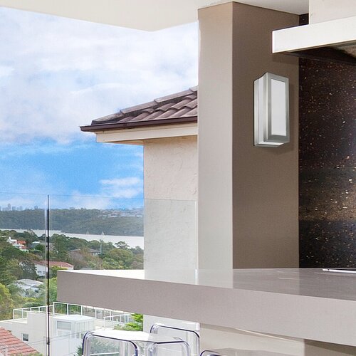 Aplica exterior Stuttgart, crom satin, 1xE27, IP44, Rabalux, 8170