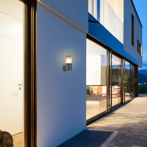 Aplica exterior Teplice, negru mat, 1xE27, IP44, Rabalux, 7158