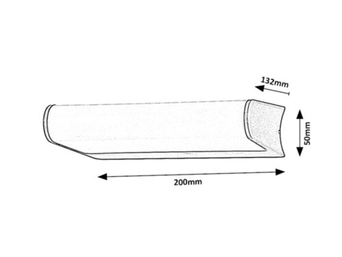 Aplica LED exterior Trogir, antracit, 6.5W. 590lm, 4000K, IP44, Rabalux, 7134