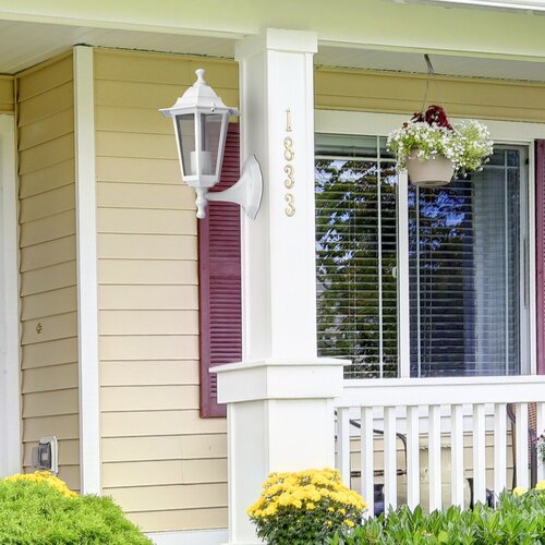 Aplica exterior Velence, alb, 1xE27, IP43, Rabalux, 8203