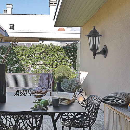 Aplica exterior Velence, negru, 1xE27, IP43, Rabalux, 8204